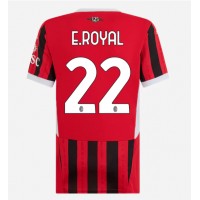 Camisa de time de futebol AC Milan Emerson Royal #22 Replicas 1º Equipamento Feminina 2024-25 Manga Curta